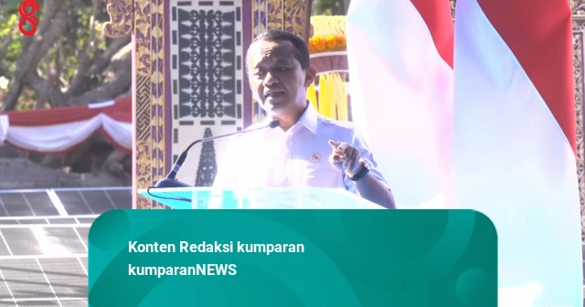 Bahlil: Presiden Ketum Gerindra, Menteri Ketum Golkar, PLTS di ‘Kandang Merah’