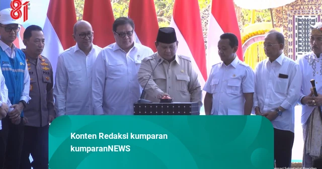 Presiden Prabowo Resmikan Program PLTS 1000 GWp Tahap Pertama di Jembrana, Bali