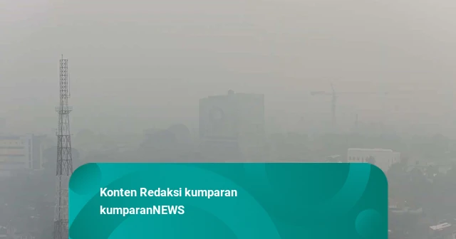 Asap Karhutla Selimuti Kota Jambi dan Sekitarnya, Jarak Pandang Makin Menipis
