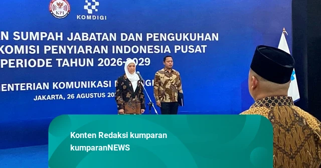 Komdigi Kukuhkan 9 Anggota Baru KPI Pusat Periode 2026-2029