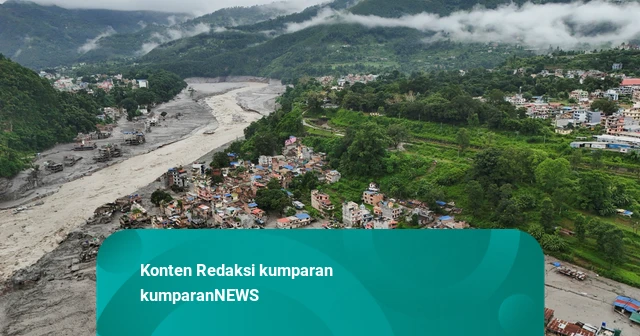 Lebih dari 100 Pekerja Terjebak di Proyek PLTA Nepal Imbas Banjir Bandang