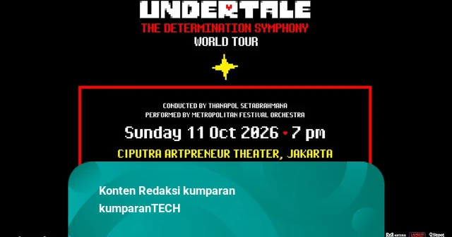 Orkestra Game UNDERTALE: The Determination Symphony Main di Jakarta 11 Oktober